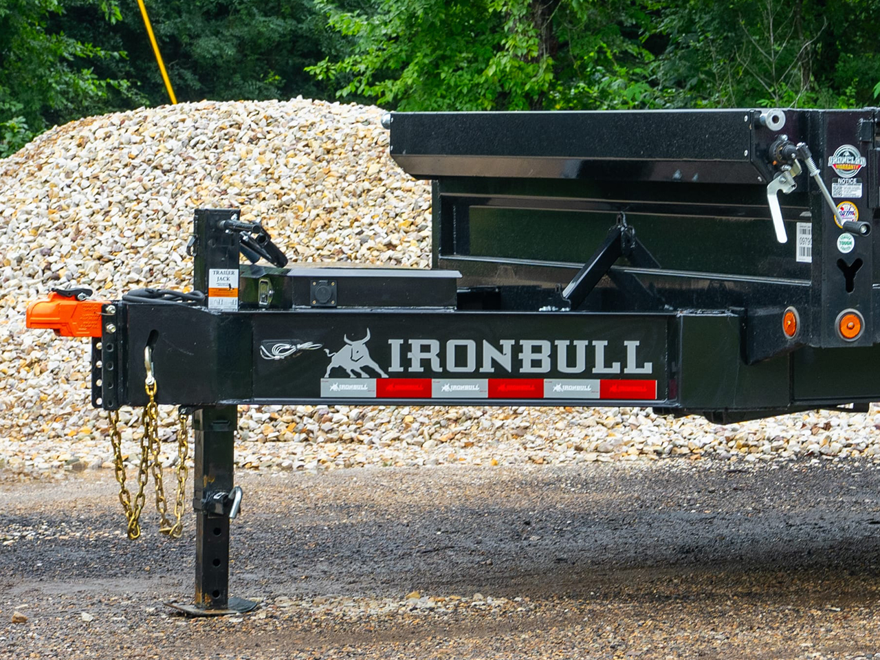ON SALE - Iron Bull 8.5x16 TripAx 21K DOD Deckover Dump Trailer - DDP